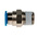 Festo QS Series Straight Threaded Adaptor, R 1/4 Male to Push In 8 mm, Threaded-to-Tube Connection Style, 153005