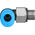 Festo QS Series Elbow Threaded Adaptor, M5 Male to Push In 4 mm, Threaded-to-Tube Connection Style, 153333