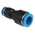 Festo QS Series Reducer Nipple, Push In 10 mm to Push In 6 mm, Tube-to-Tube Connection Style, 130607