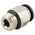 RS PRO Push-in Fitting, G 1/4 Male to Push In 10 mm, Threaded-to-Tube Connection Style