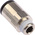 Legris LF3000 Series Straight Threaded Adaptor, R 1/8 Male to Push In 8 mm, Threaded-to-Tube Connection Style