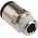 Legris LF3000 Series Straight Threaded Adaptor, R 1/4 Male to Push In 10 mm, Threaded-to-Tube Connection Style