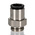 Legris LF3000 Series Straight Threaded Adaptor, G 1/4 Male to Push In 8 mm, Threaded-to-Tube Connection Style