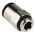 Legris LF3000 Series Straight Threaded Adaptor, G 1/4 Male to Push In 10 mm, Threaded-to-Tube Connection Style