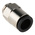 Legris LF3000 Series Straight Threaded Adaptor, G 1/4 Male to Push In 10 mm, Threaded-to-Tube Connection Style