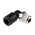 Legris LF3000 Series Elbow Threaded Adaptor, R 1/4 Male to Push In 8 mm, Threaded-to-Tube Connection Style