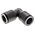 Legris LF3000 Series Elbow Tube-toTube Adaptor, Push In 10 mm to Push In 10 mm, Tube-to-Tube Connection Style