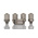 SMC M Series Straight Threaded Adaptor, M5 Male to Push In 6 mm, Threaded-to-Tube Connection Style