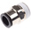 Legris LF3000 Series Straight Threaded Adaptor, R 1/2 Male to Push In 12 mm, Threaded-to-Tube Connection Style