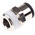 Legris LF3000 Series Straight Threaded Adaptor, R 1/2 Male to Push In 12 mm, Threaded-to-Tube Connection Style