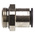 Legris LF3000 Series Straight Threaded Adaptor, G 1/2 Male to Push In 12 mm, Threaded-to-Tube Connection Style