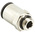 Legris LF3000 Series Straight Threaded Adaptor, G 1/4 Male to Push In 12 mm, Threaded-to-Tube Connection Style