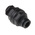 Legris LF3000 Series Bulkhead Tube-to-Tube Adaptor, Push In 6 mm to Push In 6 mm, Tube-to-Tube Connection Style