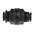 Legris LF3000 Series Bulkhead Tube-to-Tube Adaptor, Push In 6 mm to Push In 6 mm, Tube-to-Tube Connection Style