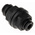 Legris LF3000 Series Bulkhead Tube-to-Tube Adaptor, Push In 4 mm to Push In 4 mm, Tube-to-Tube Connection Style