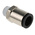 Legris LF3000 Series Straight Threaded Adaptor, R 1/4 Male to Push In 12 mm, Threaded-to-Tube Connection Style