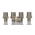Legris LF3000 Series Straight Threaded Adaptor, R 1/8 Male to R 1/4 Male, Threaded Connection Style
