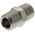 Legris LF3000 Series Straight Threaded Adaptor, R 1/4 Male to R 1/4 Male, Threaded Connection Style