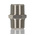 Legris LF3000 Series Straight Threaded Adaptor, R 1/2 Male to R 1/2 Male, Threaded Connection Style