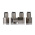 Legris LF3000 Series Straight Threaded Adaptor, G 1/4 Female to Push In 6 mm, Threaded-to-Tube Connection Style
