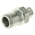 Legris LF3800 Series Straight Threaded Adaptor, NPT 1/8 Male to Push In 8 mm, Threaded-to-Tube Connection Style