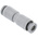 SMC KQ2 Series Straight Tube-to-Tube Adaptor, Push In 4 mm to Push In 4 mm, Tube-to-Tube Connection Style