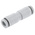 SMC KQ2 Series Straight Tube-to-Tube Adaptor, Push In 4 mm to Push In 4 mm, Tube-to-Tube Connection Style