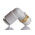 SMC KQ2 Series Elbow Threaded Adaptor, R 1/8 Male to Push In 6 mm, Threaded-to-Tube Connection Style