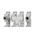 SMC KQ2 Series Tee Tube-to-Tube Adaptor Push In 6 mm, Push In 6 mm to Push In 6 mm, Tube-to-Tube Connection Style
