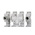 SMC KQ2 Series Tee Tube-to-Tube Adaptor Push In 8 mm, Push In 8 mm to Push In 8 mm, Tube-to-Tube Connection Style