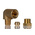 Norgren Enots 36 Series Elbow Threaded Adaptor, R 1/8 Male to Push In 6 mm, Threaded-to-Tube Connection Style