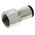 Legris LF3000 Series Straight Threaded Adaptor, G 3/8 Female to Push In 10 mm, Threaded-to-Tube Connection Style