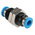 Festo QSS Series Bulkhead Tube-to-Tube Adaptor, Push In 6 mm to Push In 6 mm, Tube-to-Tube Connection Style, 153158