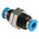Festo QSS Series Bulkhead Tube-to-Tube Adaptor, Push In 6 mm to Push In 6 mm, Tube-to-Tube Connection Style, 153158