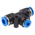 Festo QST Series Tee Tube-to-Tube Adaptor Push In 4 mm, Push In 6 mm to Push In 6 mm, Tube-to-Tube Connection Style,