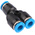 Festo QSY Series Y Tube-to-Tube Adaptor, Push In 6 mm to Push In 6 mm, Tube-to-Tube Connection Style, 153149