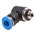 Festo QS Series Elbow Threaded Adaptor, M5 Male to Push In 4 mm, Threaded-to-Tube Connection Style, 130831