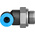 Festo QS Series Elbow Threaded Adaptor, G 1/4 Male to Push In 6 mm, Threaded-to-Tube Connection Style, 186118