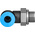 Festo QS Series Elbow Threaded Adaptor, G 1/8 Male to Push In 6 mm, Threaded-to-Tube Connection Style, 186117