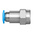 Festo QS Series Straight Threaded Adaptor, G 1/8 Female to Push In 6 mm, Threaded-to-Tube Connection Style, 153023