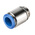 Festo QS Series Straight Threaded Adaptor, G 3/8 Male to Push In 12 mm, Threaded-to-Tube Connection Style, 186114
