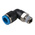 Festo QS Series Elbow Threaded Adaptor, R 1/8 Male to Push In 8 mm, Threaded-to-Tube Connection Style, 153048