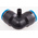 Festo QSL Series Elbow Tube-toTube Adaptor, Push In 12 mm to Push In 12 mm, Tube-to-Tube Connection Style, 153074