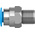 Festo QS Series Straight Threaded Adaptor, R 1/4 Male to Push In 10 mm, Threaded-to-Tube Connection Style, 153007