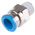 Festo QS Series Straight Threaded Adaptor, R 1/4 Male to Push In 10 mm, Threaded-to-Tube Connection Style, 153007