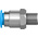 Festo QS Series Straight Threaded Adaptor, R 1/8 Male to Push In 8 mm, Threaded-to-Tube Connection Style, 153004