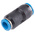 Festo QS Series Reducer Nipple, Push In 12 mm to Push In 10 mm, Tube-to-Tube Connection Style, 153040