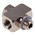 SMC M Series Tee Threaded Adaptor, M5 Female to M5 Female