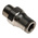 Legris LF3800 Series Straight Threaded Adaptor, R 1/8 Male to Push In 6 mm, Threaded-to-Tube Connection Style