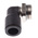 Legris LF3000 Series Elbow Threaded Adaptor, G 1/2 Male to Push In 12 mm, Threaded-to-Tube Connection Style